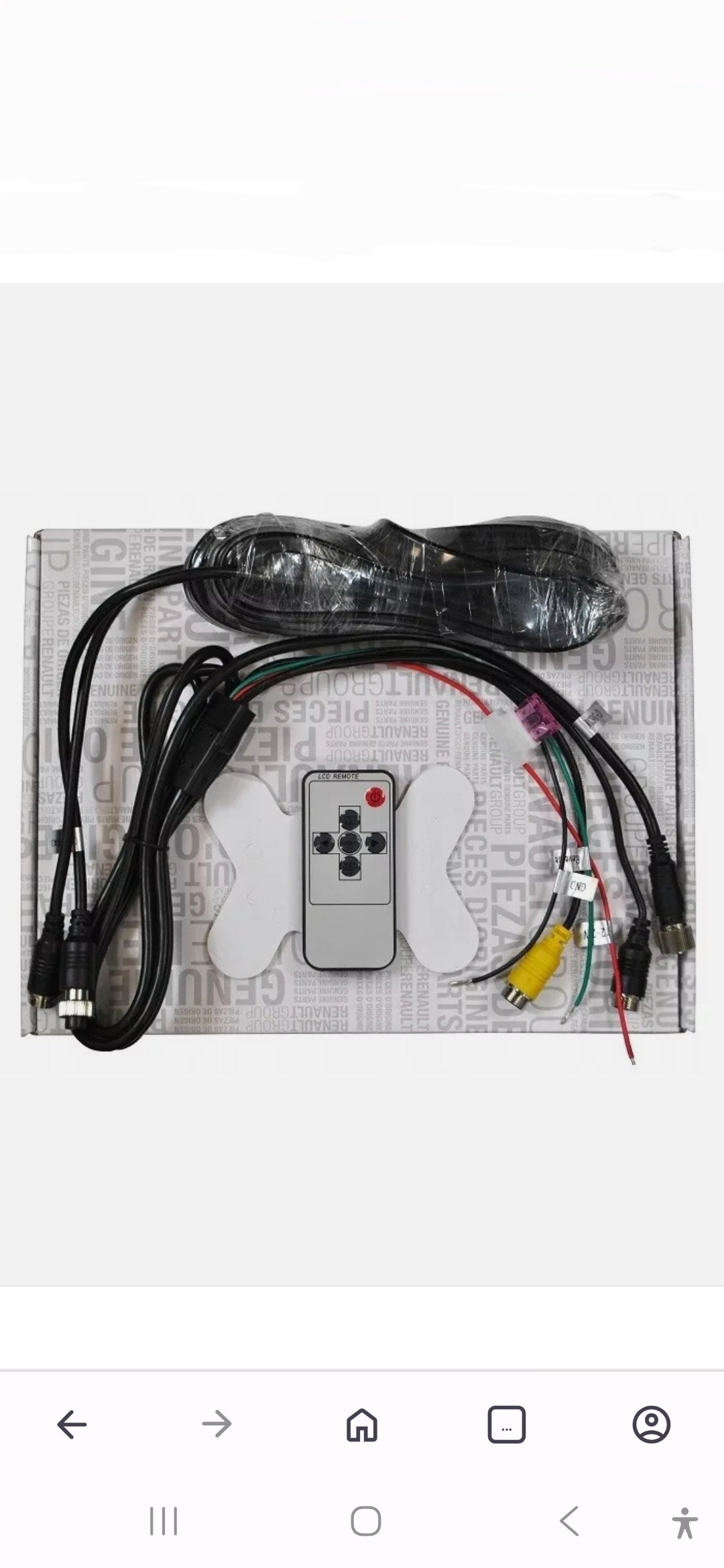 Kit camera de recul+ ecran 7" renault master 3